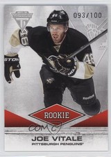 2011-12 Panini Titanium Rookie Draft Position Number 93/100 Joe Vitale #142 2a8