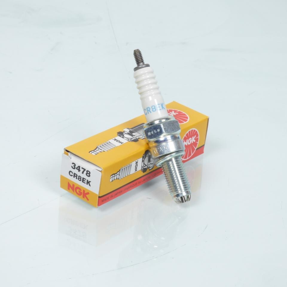Bougie d'allumage NGK CR8EK pour moto Suzuki DL 1000 V-Strom des années 2002 à 2010