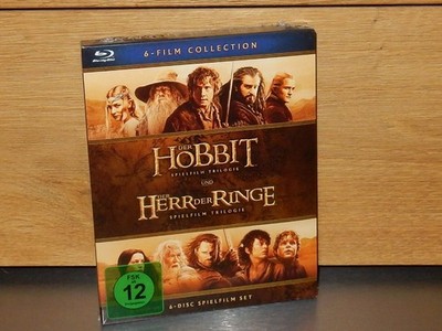 Der Herr der Ringe / Der Hobbit 6 Film Collection ***BLURAY/BOX/NEU/OVP***