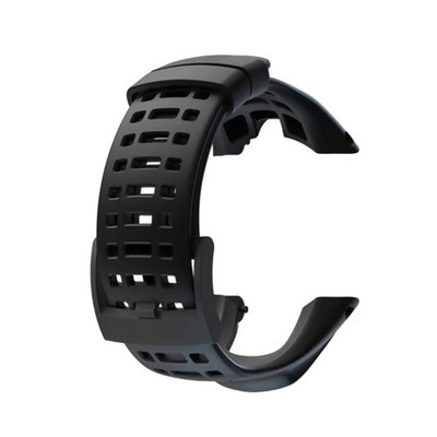 Black Rubber Watch Band Replacement Strap  For Suunto Ambit 3 Peak/Ambit 2 D