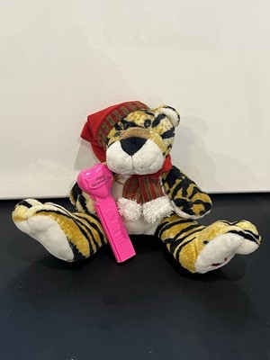 Tiger Stuffed Animal And Pez Valentines hot pink