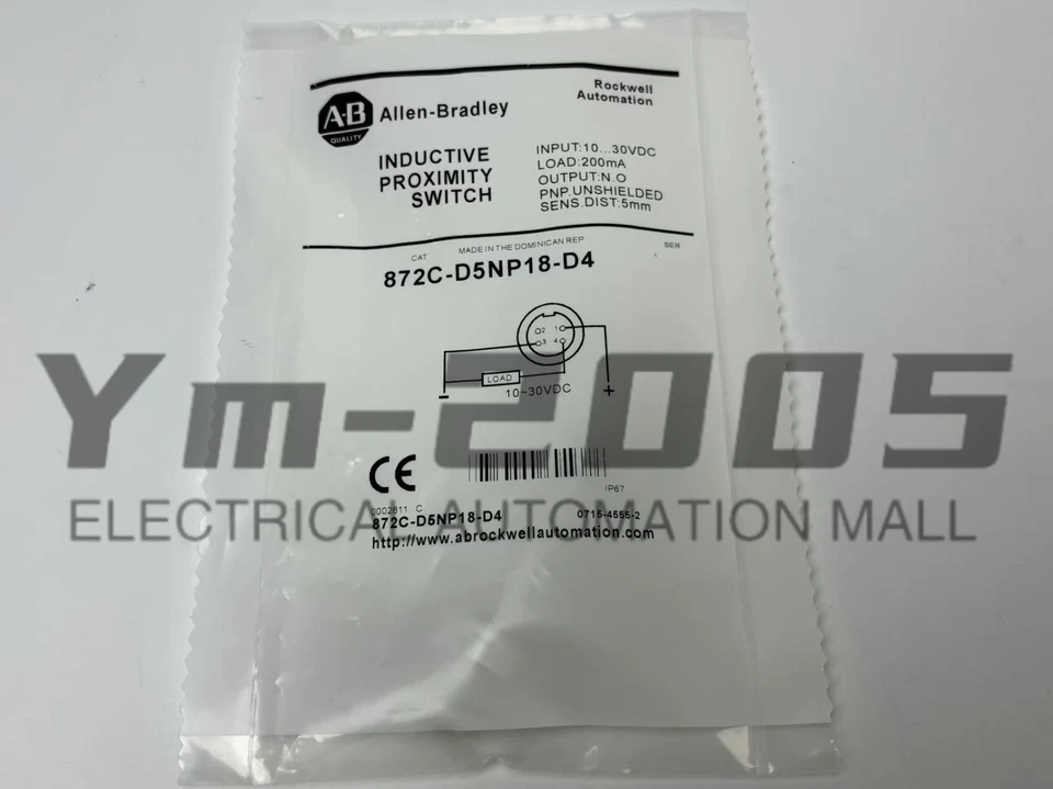 872C-D5NP18-D4 NEW 872C-D5NP18-D4 Proximity Sensor Proximity Switch Sensor 1PC - Image 2 of 4