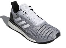 Size 11-Men  s Adidas Boost Solar Drive Grey White Running Shoes AQ0337 Brand NEW