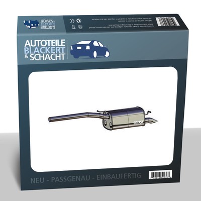 Auspuff Endtopf für VW