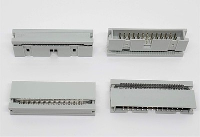 10 PCS 2x13 26P Dual Row 2.54mm Shrouded IDC Male Header 26 Pin Connectors