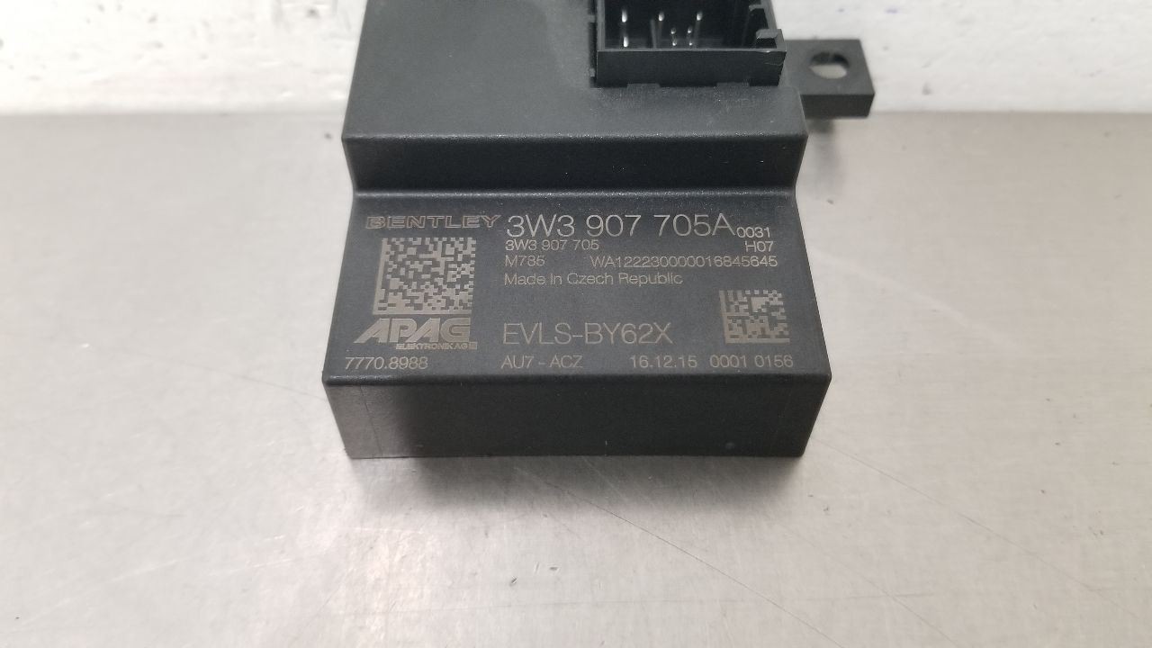 16 BENTLEY CONTINENTAL GTC STEERING COLUMN CONTROL MODULE 3W3907705A