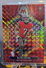 2024 Panini Mosaic - Rookies Bucky Irving #385 Choice Fusion Red & Yellow Mosaic