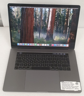 Apple MacBook Pro 15 2018 A1990 i9-8950HK 6Core 32GB RAM 1TB SSD Radeon 560X 4GB