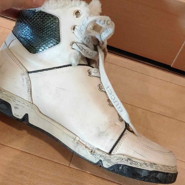 GUCCI  Interlocking G Leather x Python Boa High C… - image 7