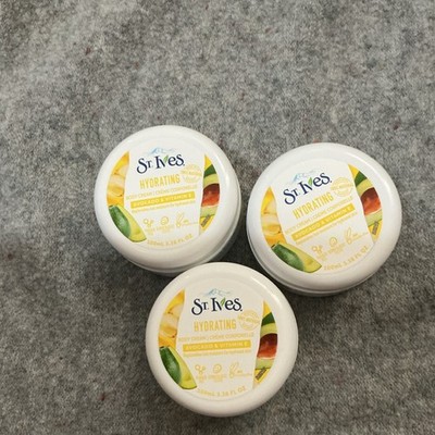 St. Ives Hydrating Body Cream Avocado & Vitamin E Daily Use 100 mL Lot of 3