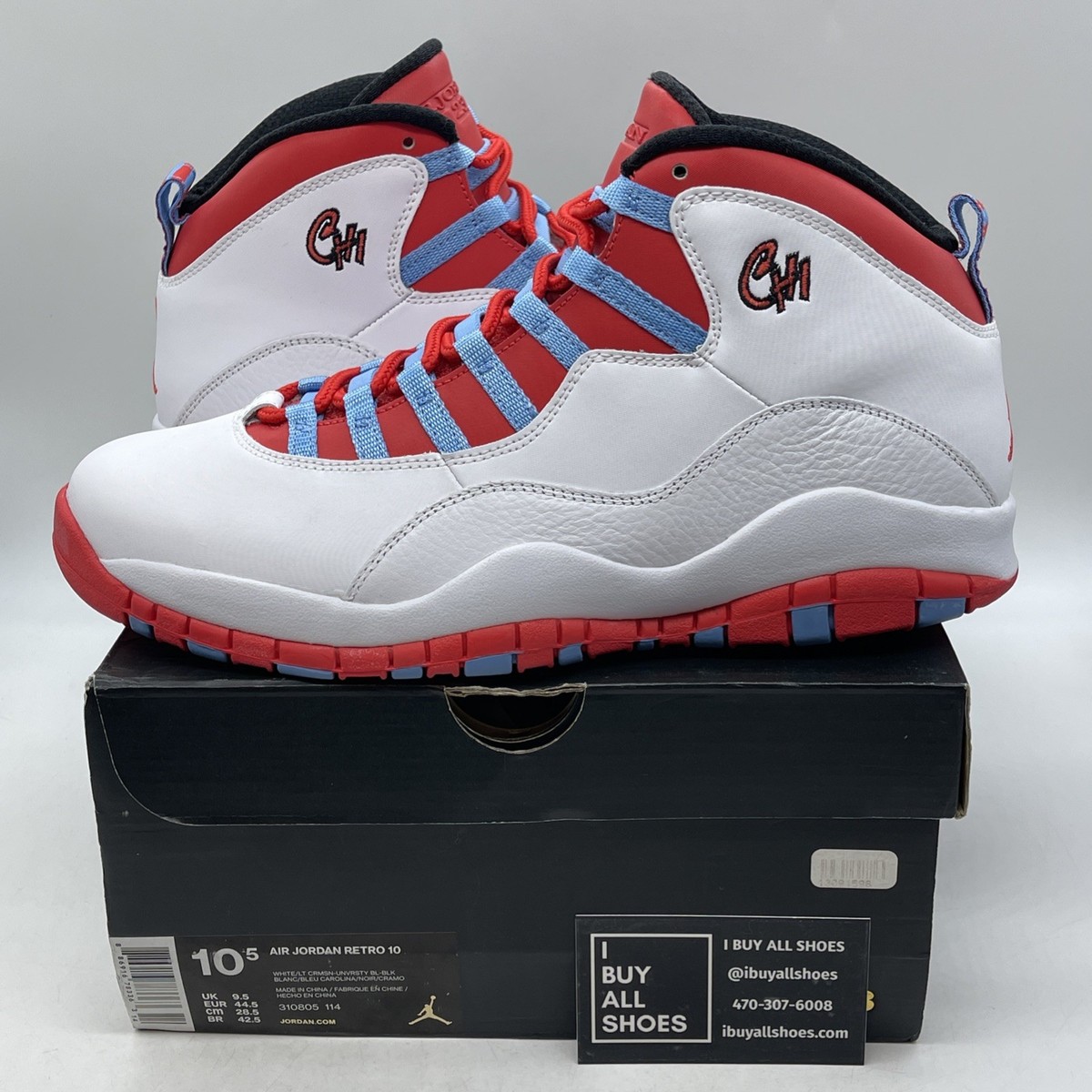 air jordan 10 red and blue