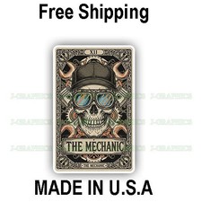 The Mechanic Vinyl Decal Sticker Tarot Card A