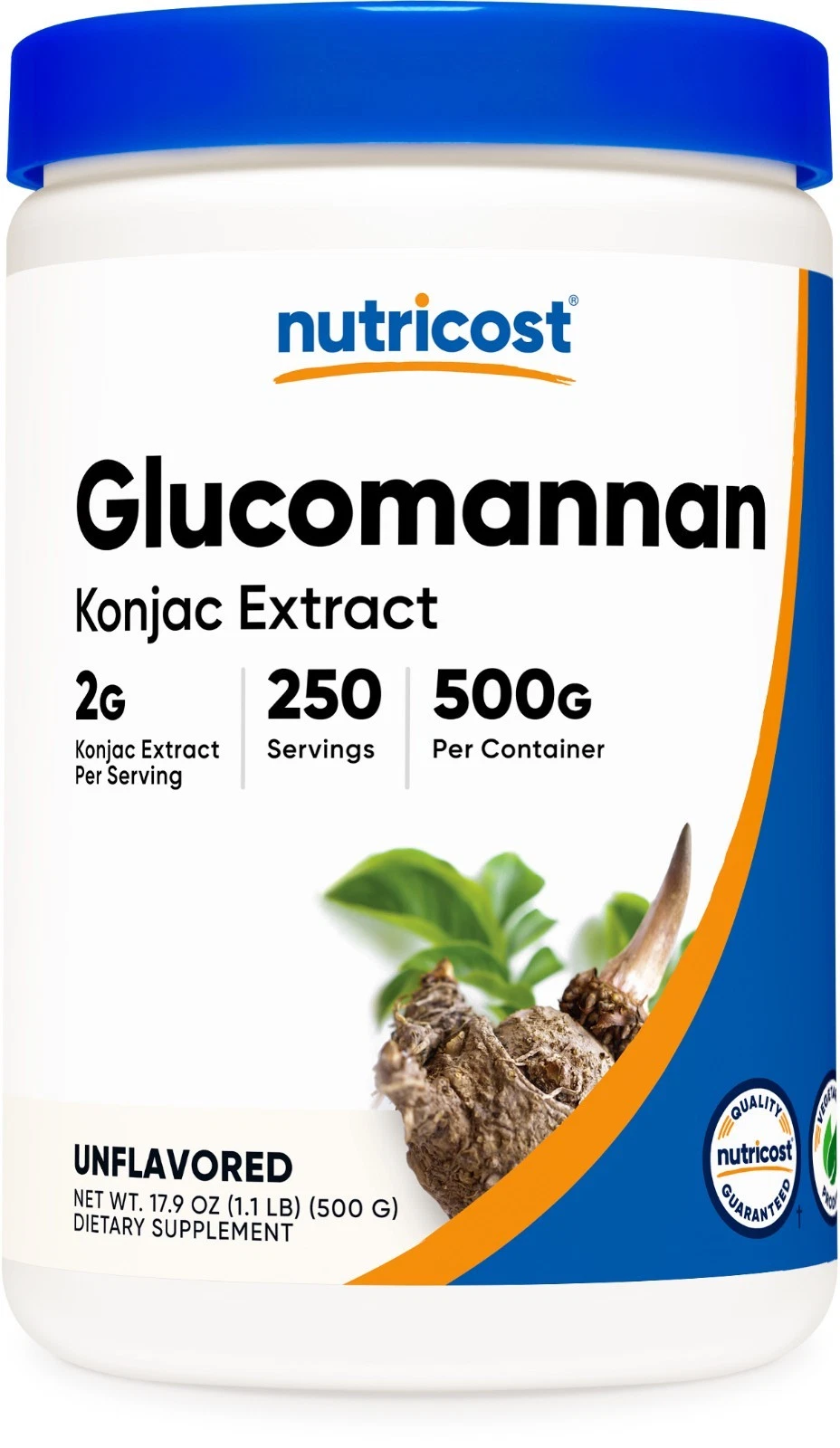 Nutricost Glucomannan Powder bottle