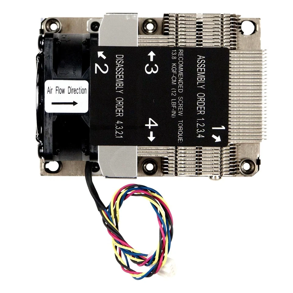 SuperMicro SNK-P0068APS4 Narrow ILM Heatsink & Fan - Image 2 of 3