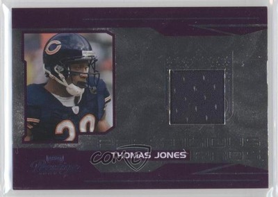2007 Playoff Prestige Prestigious Pros Purple Materials /250 Thomas Jones #PP-28