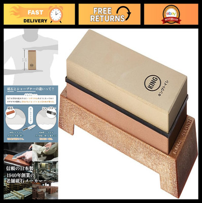 1000/6000 Grit Combination Whetstone with Plastic Base for Sharpening Knives