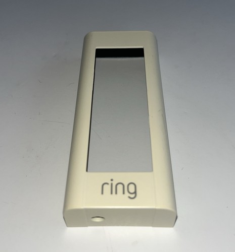 GENUINE Ring Video Doorbell Pro Cover Face Plate in Pearl (Beige/Cream) Logo