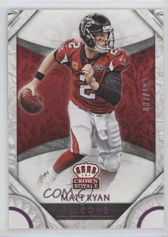 2016 Panini Preferred Retail Crown Royale Pink 37/199 Matt Ryan #29 1u6
