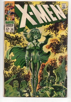 UNCANNY X-MEN #50 (1968) - GRADE 4.0 - 2ND APPEARANCE MESMERO LORNA DANE POLARIS