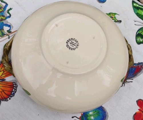 Franciscan Ware Desert Rose Casserole w Lid Made In USA/☑️ Chips On Lid/Knob - Picture 6 of 9