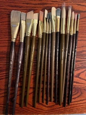 Princeton and Masters touch Paint brushes some never used some light use good 