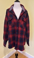Vintage 90s St Johns Bay Flannel Shirt Mens Size XL Blue Red Plaid Pockets