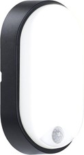 Luceco Eco Outdoor LED Bulkhead Light with PIR Motion Sensor, Decorative Exteri