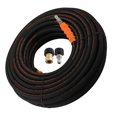 #ad 125FT 3 8quot; Pressure Washer Hose with Adapters 4800PSI for Troy Bilt Honda $160.50