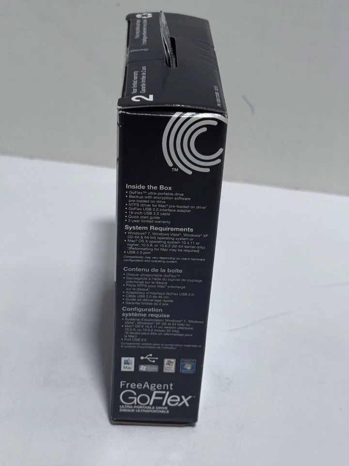 SEAGATE FreeAgent Go Flex 320GB USB 2.0 Plug & Play Portable External Hard Drive - Image 4 of 4