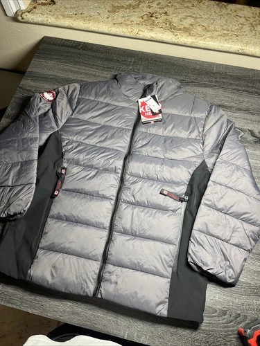 Canada Weather Men’s Gear Puffer Jacket - Grey Sz XL New $210 - product listing photo