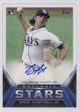 2021 Topps Update Baseball Stars Auto Brent Honeywell Jr #BSA-BHO Auto 0a6