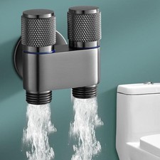 Alloy Construction Washing Machine Faucet Valve with Rotary Switch