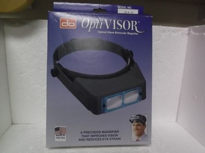 DO OPTI VISOR OPTICAL GLASS BINOCULAR MAGNIFIER
