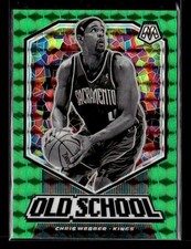 2019-20 Panini Mosaic #13 Chris Webber Old School Mosaic Green Sacramento Kings