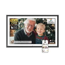NexFoto 15.6 Inch Touchscreen Digital Picture Frame 64GB, FHD IPS WiFi Digita...