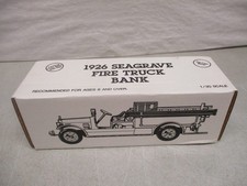 Ertl Springfield Fire Department 1926 Seagrave Fire Truck Bank 1/30