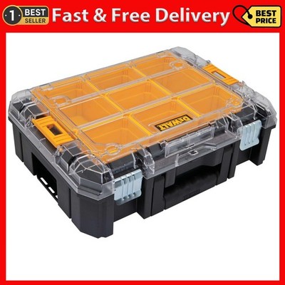DEWALT Tool Box Storage Organizer Portable Toolbox Case, TSTAK Expansion, Clear