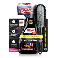 Sonax Felgenreinigung Set Felgenbeast Auto Felgenreiniger BüRste Alufelgen 500Ml
