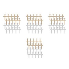  Set di 4 mini croci ciondoli charms fai da te portachiavi kit ciondolo gioiello