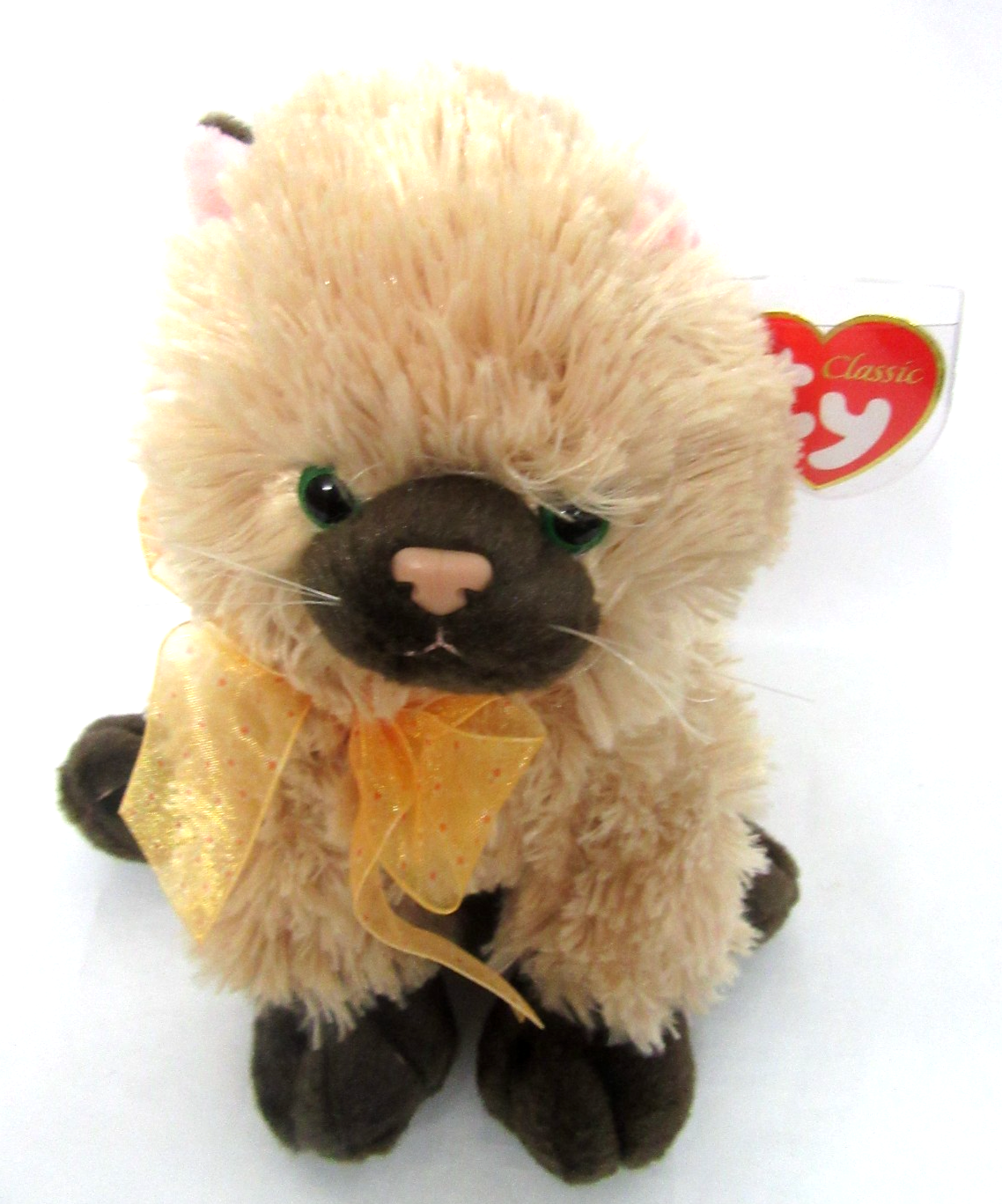 TY BEANIE  CLASSIC - CASSIDY - SIAMESE CAT - MINT CONDITION - RETIRED WITH TAGS