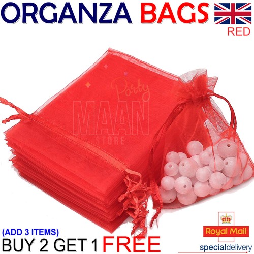 Organza Bag Gift Bags Wedding Party Favour Candy Jewellery Pouch Large