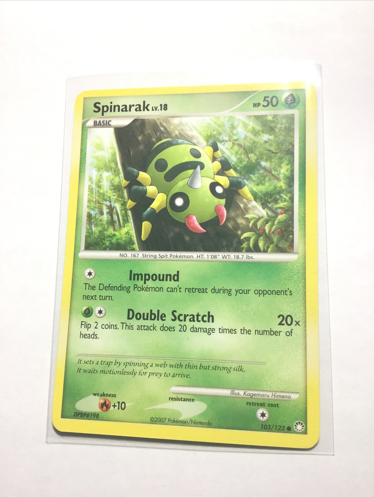 SPINARAK - 103/123 - Mysterious Treasures - Pokemon Card - PL