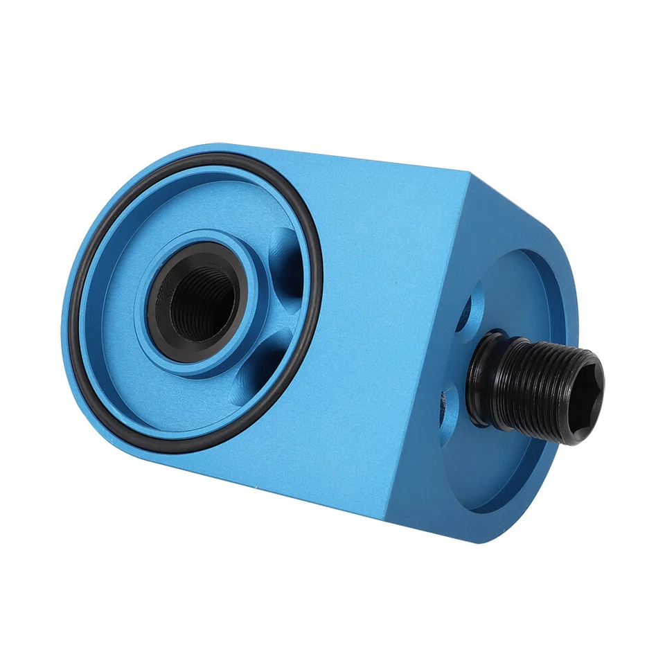 Adaptador de filtro de aceite de 90 grados Billet aluminio para Ford Bronco Mustang M-6880-B50 Foto 4 de 4