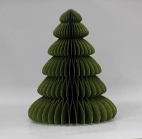 12X Weihnachten Tannenbaum Wabendesign Deko Aufsteller Christmas Advent Wohnen