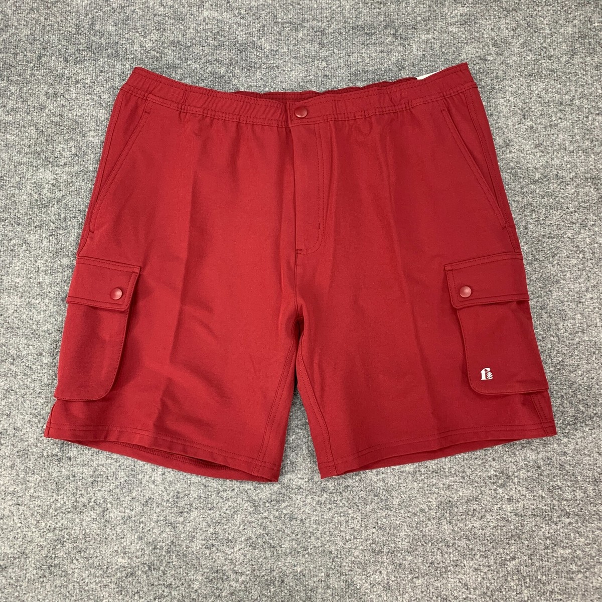 Bonobos Fielder Shorts Mens XL Dark Red Utility Cargo