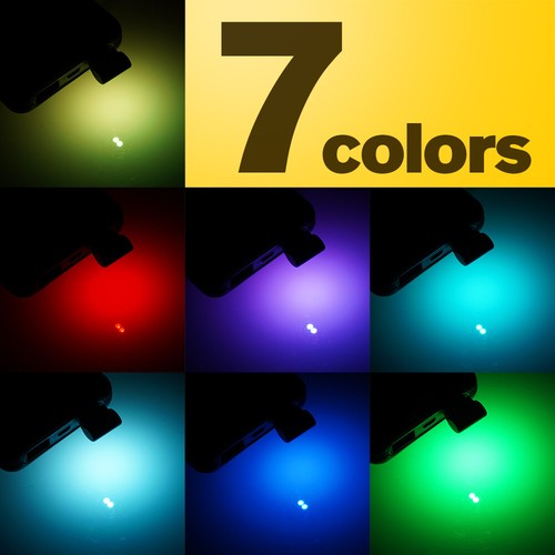 Clé USB RGB DEL voiture veilleuse PC ordinateur portable lumière lumière éclairage 5V - Photo 2/17