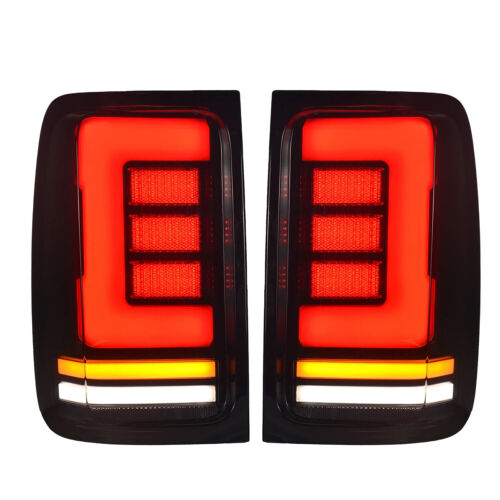 Pair LED Tail Light Running Brake Turn Signal Lamp For VW Amarok V6 2011-2021 - Picture 3 of 13