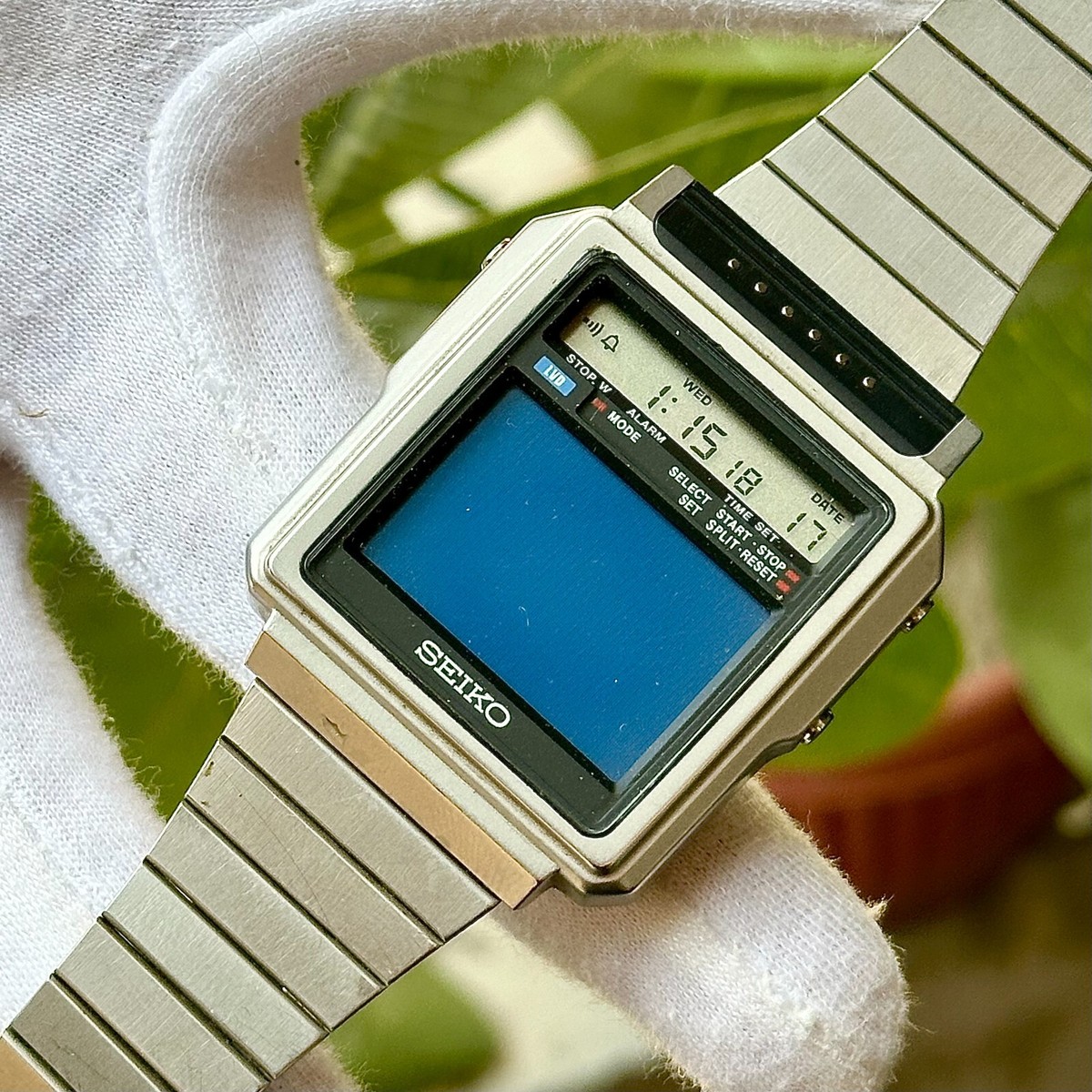 Digital Watch 1982 Tv Watch 1980s SEIKO T001-5010 DX-02 Second