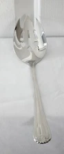 Reed & Barton Seabury Stainless 18/10 Flatware Large Slotted Spoon Server ~ NEW 