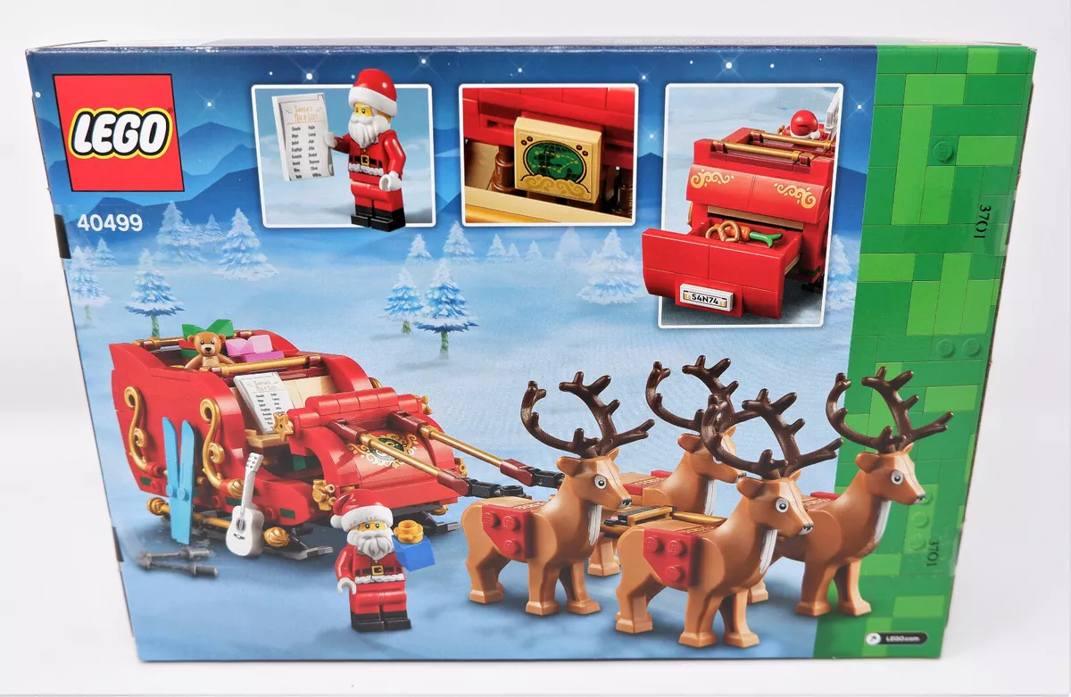 LEGO 40499 6347565 SANTA SLEIGH WITH REINDEER AGES 9 343 PCS